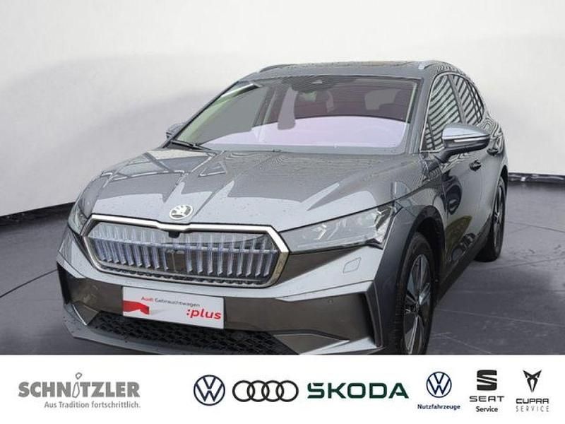 Graphitegrau (metallic) Gebraucht 2022 Skoda Enyaq iV Suite SUV | 30.450 € (Fairer Preis) - Bild 1/4