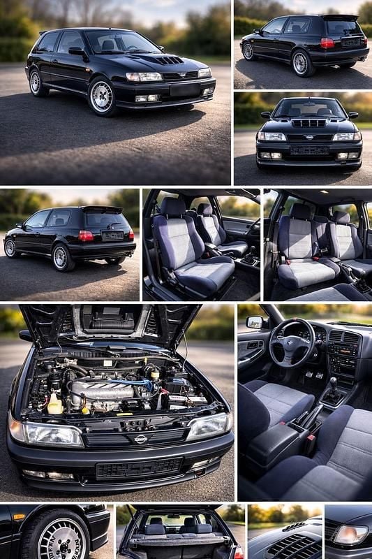 Gebraucht Nissan Sunny 147 PS (108 kW) 1990 Schwarz Kleinwagen