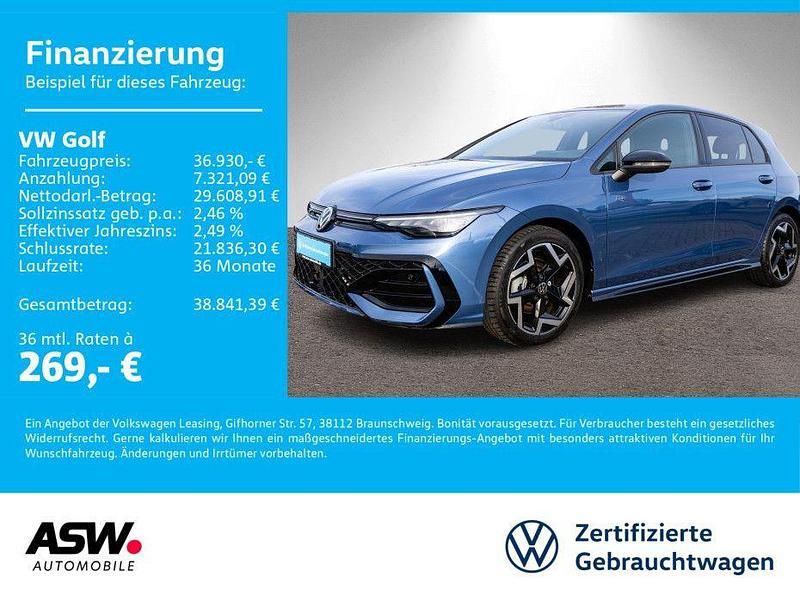 Gebraucht VW Golf VIII R-line 150 PS (110 kW) 2025 Anemonenblau metallic Limousine