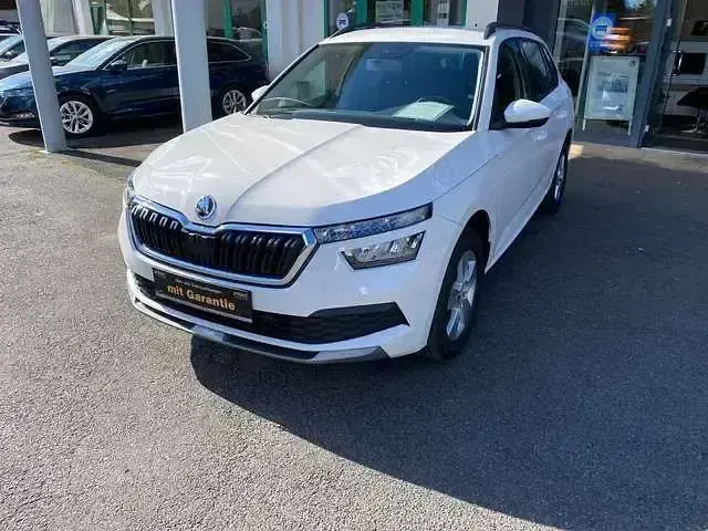 Gebraucht Skoda Kamiq Ambition 110 PS (80 kW) 2021 Candyweiss / bila SUV