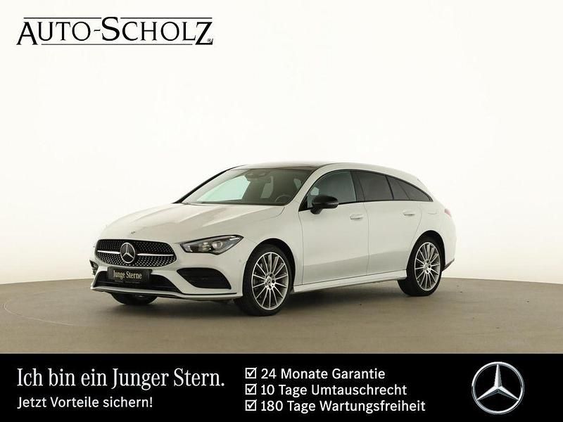 Digitalweiß Gebraucht 2022 Mercedes CLA250e Shooting Brake Advanced Plus Kombi | 29.693 € (Fairer Preis) - Bild 1/4