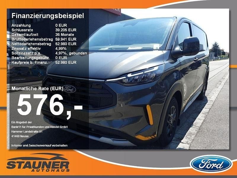 Magneticgrau Neu 2025 Ford Transit Custom Van / Kleinbus | 52.980 € (Guter Preis) - Bild 1/4