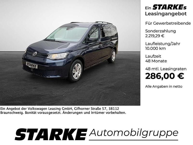 Neu VW Caddy Maxi Family 116 PS (85 kW) 2026 Starlight blue metallic Van / Kleinbus