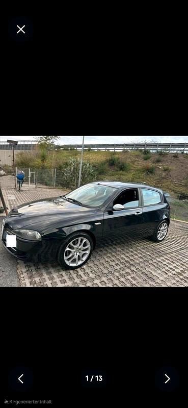 Gebraucht Alfa Romeo 147 105 PS (77 kW) 2008 Schwarz Kleinwagen