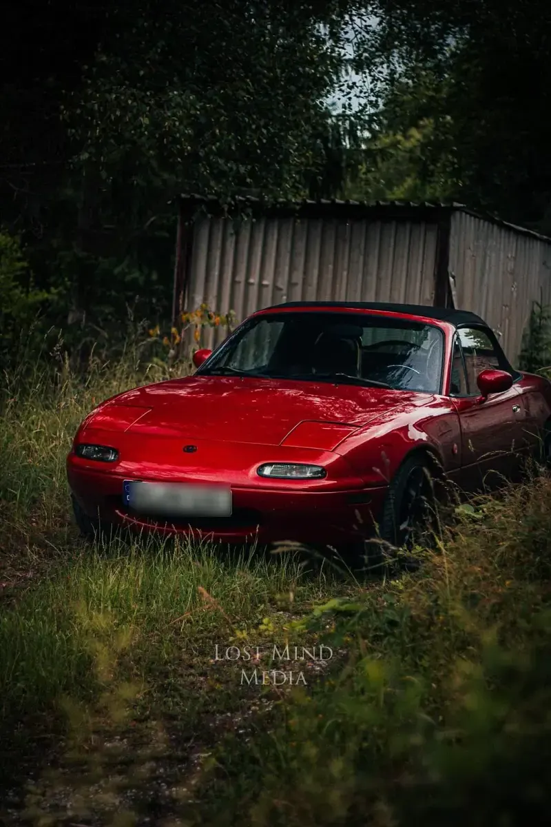 Gebraucht Mazda MX5 90 PS (66 kW) 1996 Rot Cabrio