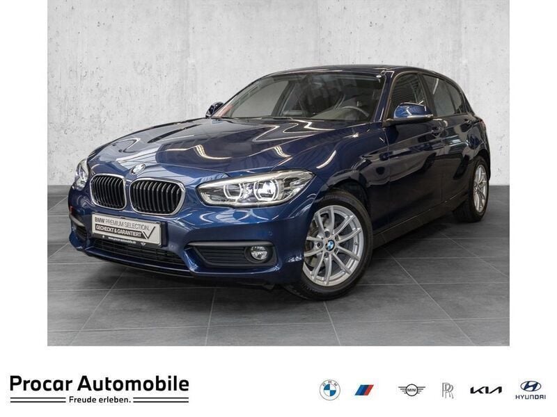 Blau Gebraucht 2019 BMW 118 Advantage Kleinwagen | 15.210 € (Fairer Preis) - Bild 1/4