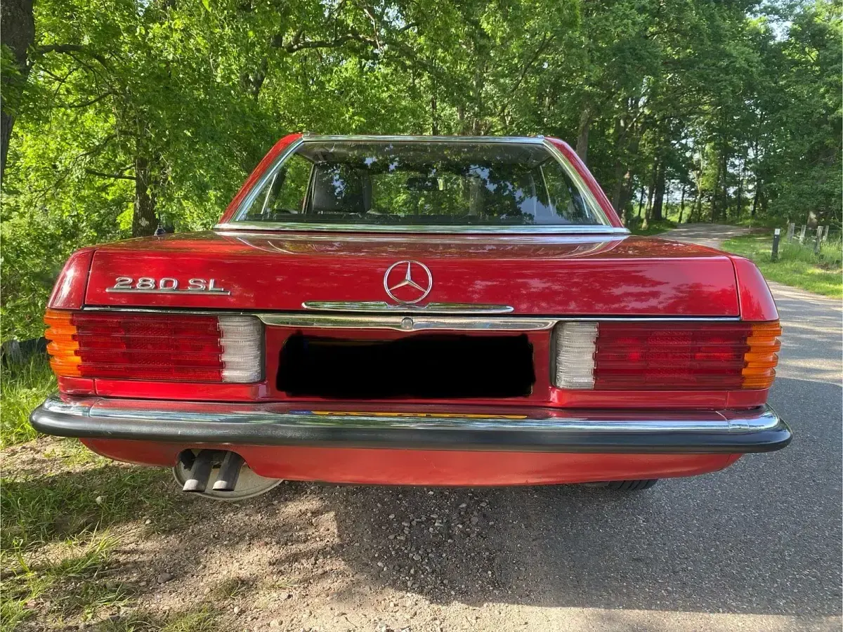 Gebraucht Mercedes SL280 185 PS (136 kW) 1983 Rot Cabrio