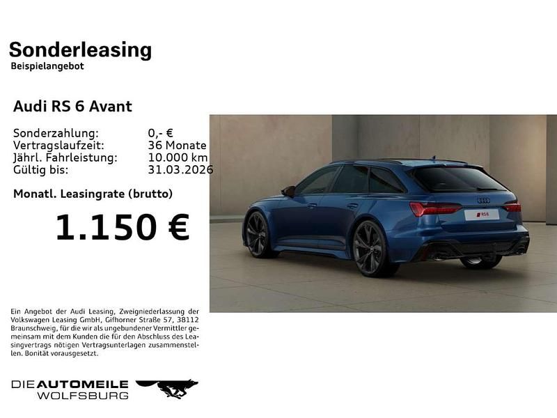 Gebraucht Audi RS6 Ambiente 600 PS (441 kW) 2025 Ascariblau metallic Kombi