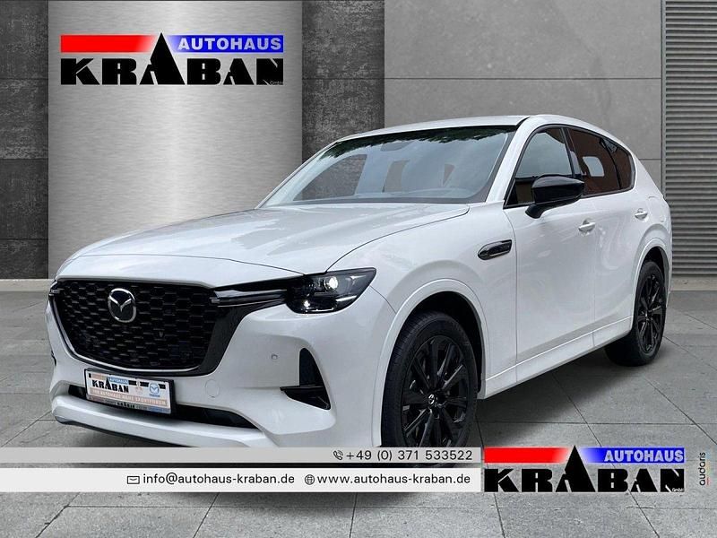 Rhodium white Gebraucht 2024 Mazda CX-60 Homura-Line SUV | 45.990 € (Guter Preis) - Bild 1/4