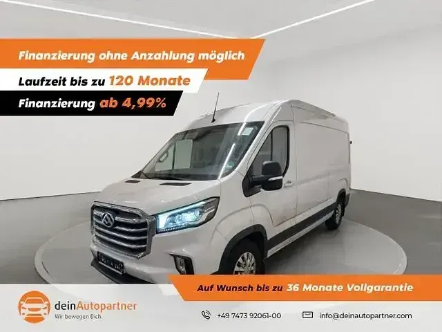 Second-hand Maxus V90 148 CP (108 kW) 2024 Alb Van