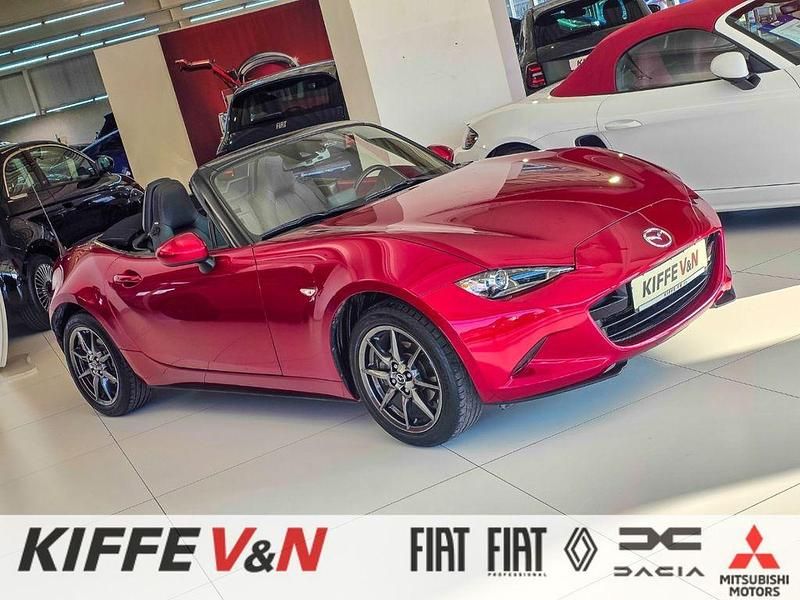 Rot Gebraucht 2019 Mazda MX5 Sports-Line Cabrio | 20.380 € (Fairer Preis) - Bild 1/4