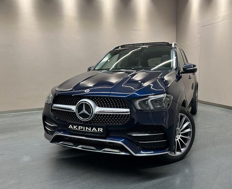 Blau Gebraucht 2021 Mercedes GLE350 AMG SUV | 58.900 € (Fairer Preis) - Bild 1/4