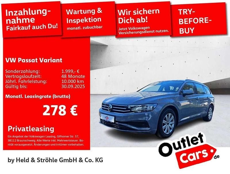 Mondsteingrau Gebraucht 2022 VW Passat Kombi | 23.170 € (Guter Preis) - Bild 1/3