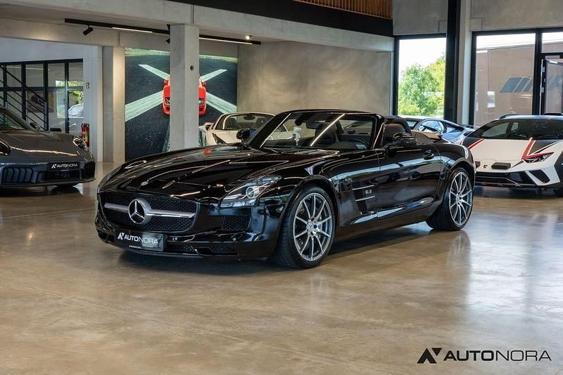 Obsidianschwarz Gebraucht 2012 Mercedes SLS AMG AMG Cabrio | 159.900 € (Superpreis) - Bild 1/4