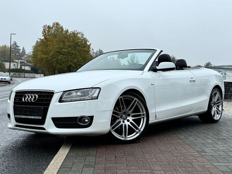 Weiß Gebraucht 2010 Audi A5 Cabriolet S-Line Cabrio | 7.900 € - Bild 1/4