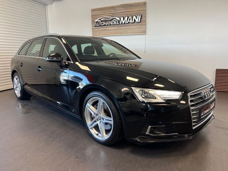 Mythosschwarz metallic Gebraucht 2015 Audi A4 S-Line Kombi | 17.890 € (Teuer) - Bild 1/4