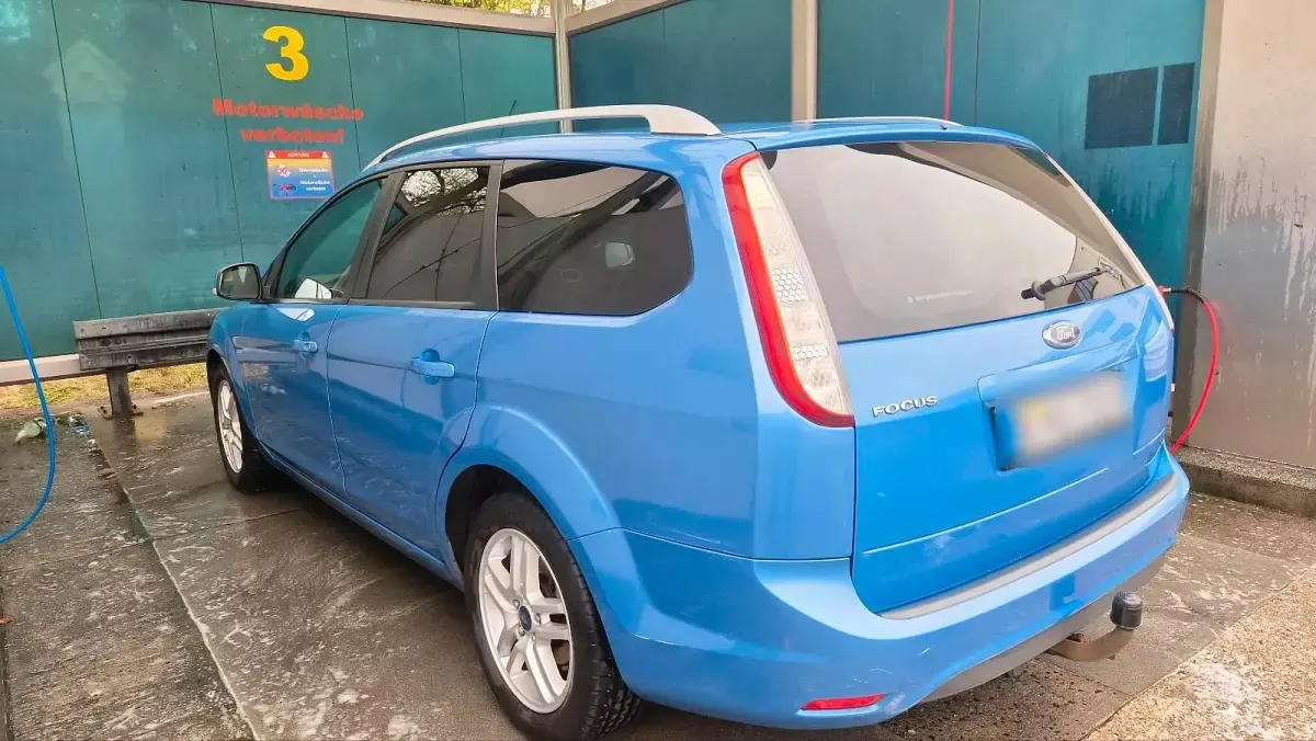 Gebraucht Ford Focus Style 101 PS (74 kW) 2008 Blau Kombi