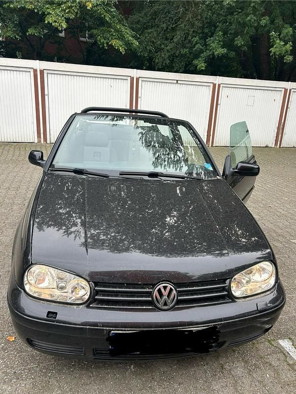 Schwarz Gebraucht 2000 VW Golf Cabriolet Cabrio | 1.870 € (Superpreis) - Bild 1/4