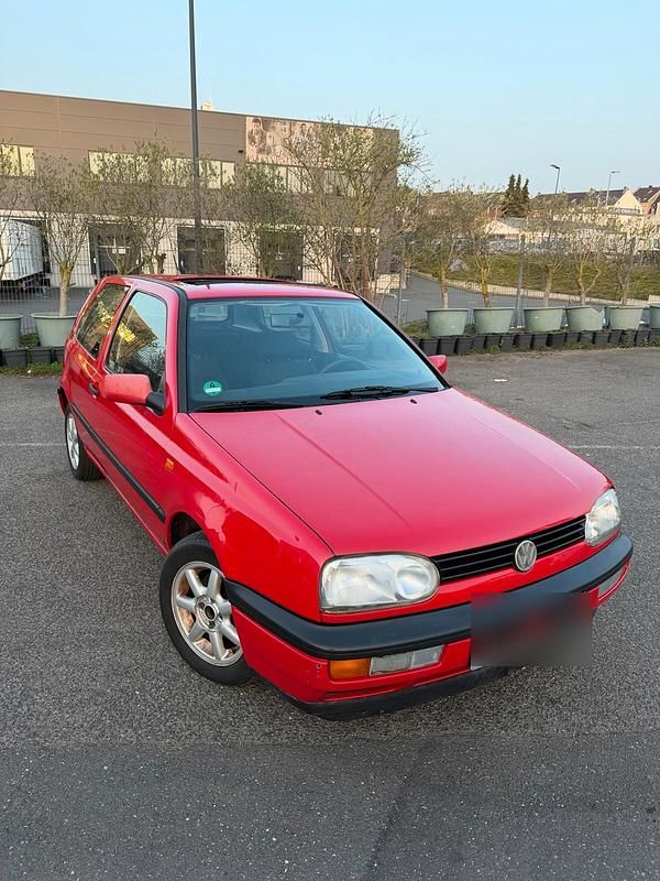 Gebraucht VW Golf III 75 PS (55 kW) 1996 Rot Kleinwagen