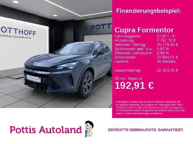Gebraucht Cupra Formentor 150 PS (110 kW) 2026 SUV