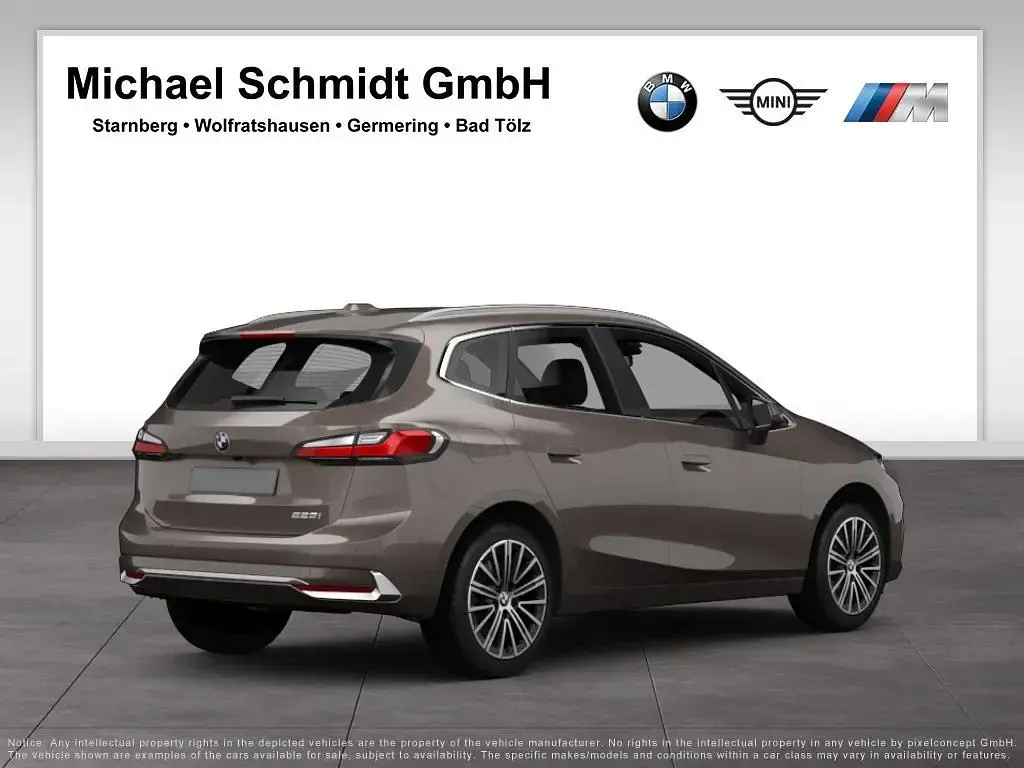 Używany BMW 218 Active Tourer Efficient Dynamics 150 KM (110 kW) 2025 Brązowy Minivan
