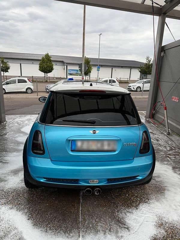 Blau Gebraucht 2002 Mini Cooper S Kleinwagen | 4.399 € - Bild 1/4