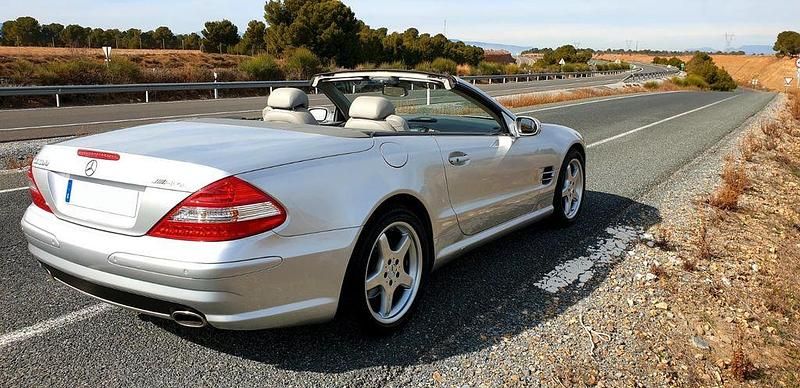Gebraucht Mercedes SL500 306 PS (225 kW) 2001 Silber Cabrio