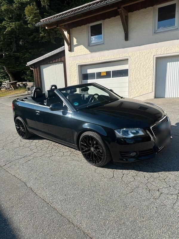 Schwarz Gebraucht 2009 Audi A3 Cabriolet S-Line Cabrio | 6.899 € (Guter Preis) - Bild 1/4
