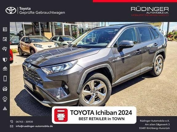 Marlingrau metallic Gebraucht 2020 Toyota RAV4 Hybrid Plus SUV | 31.890 € (Etwas zu teuer) - Bild 1/3
