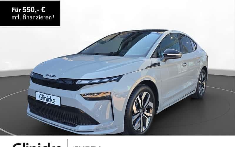 Grau Neu 2025 Skoda Enyaq iV SportLine SUV | 50.490 € (Teuer) - Bild 1/4