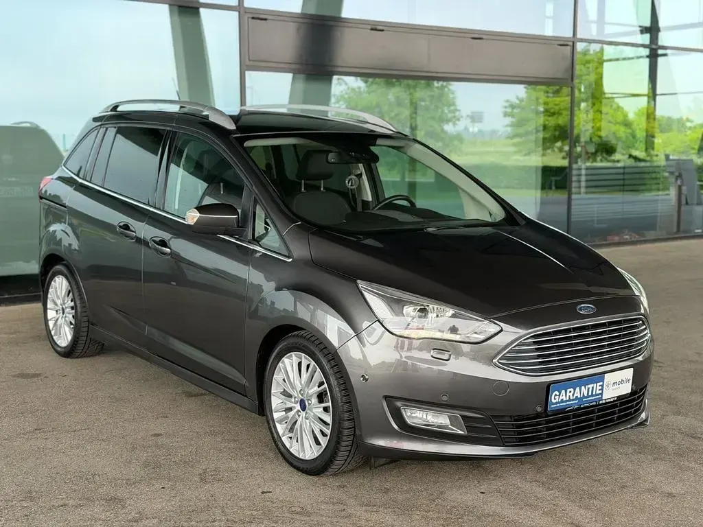 Gebraucht Ford Grand C-Max Titanium 150 PS (110 kW) 2016 Grau Van / Kleinbus