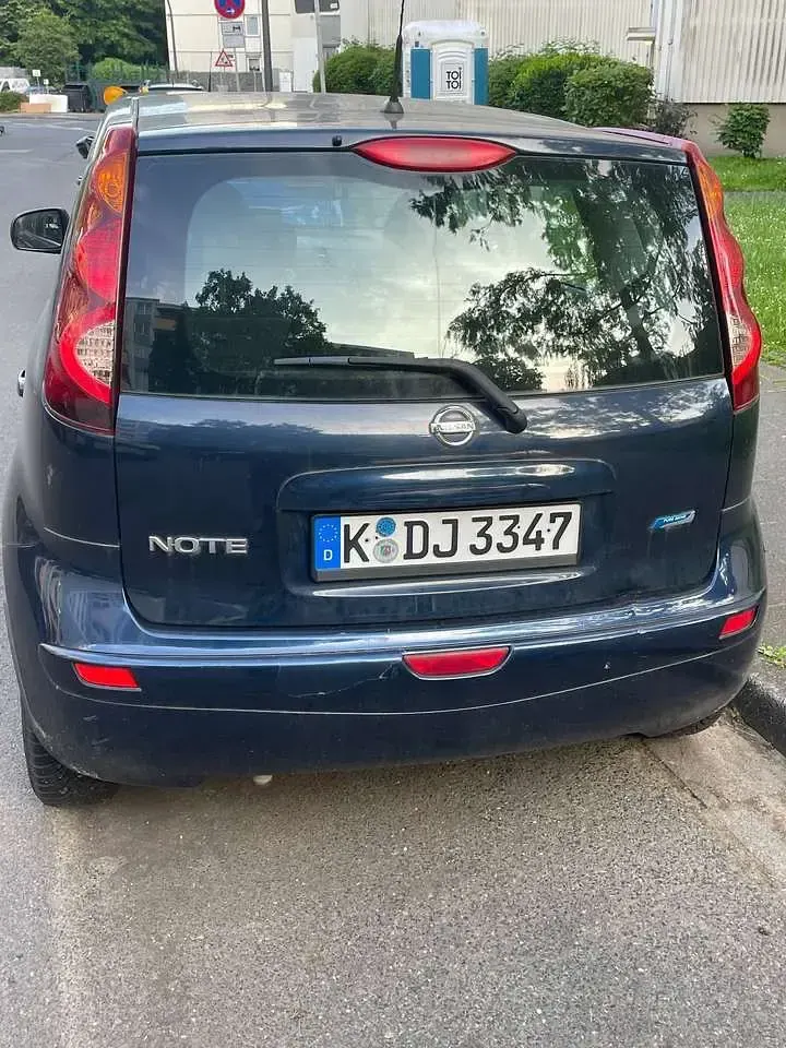 Gebraucht Nissan Note Acenta 88 PS (64 kW) 2009 Blau Kleinwagen