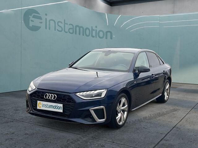 Używany Audi A4 S-Line 150 KM (110 kW) 2020 Niebieski Sedan/Limuzyna