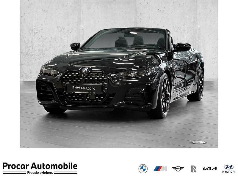 Saphirschwarz Neu 2025 BMW 420 M Sport Cabrio | 60.840 € (Fairer Preis) - Bild 1/4