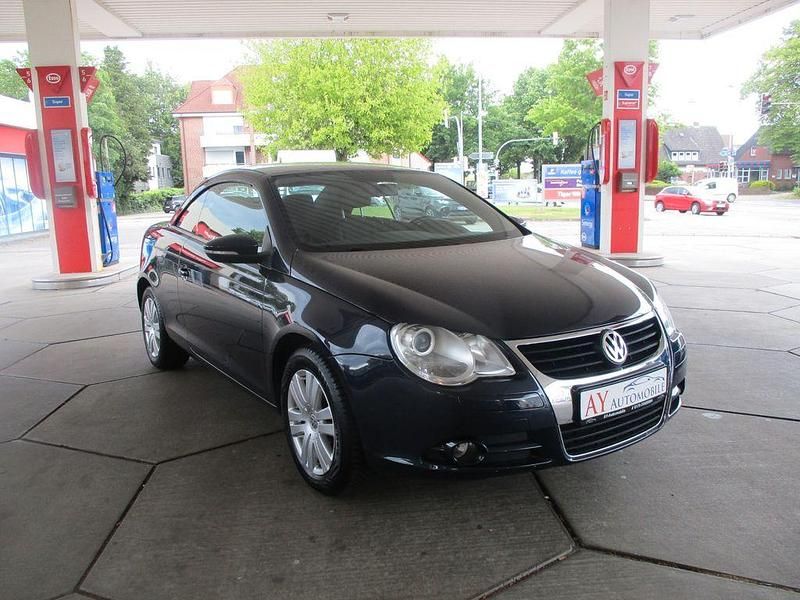 Gebraucht VW Eos 122 PS (89 kW) 2009 Blau Cabrio