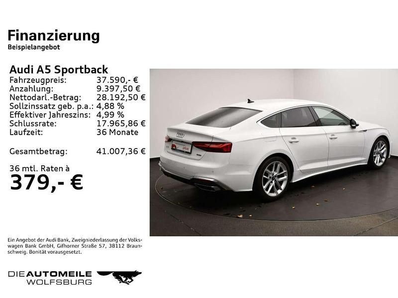 Gebraucht Audi A5 S-Line 265 PS (194 kW) 2023 Ibisweiß Limousine