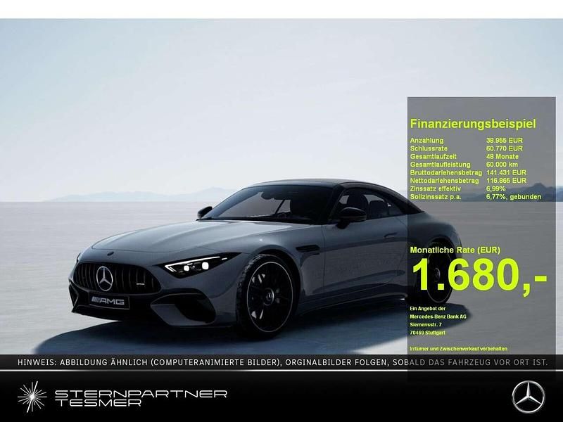 Manufaktur lack manufaktur alp Neu 2025 Mercedes SL43 AMG Premium Plus Cabrio | 155.820 € - Bild 1/3