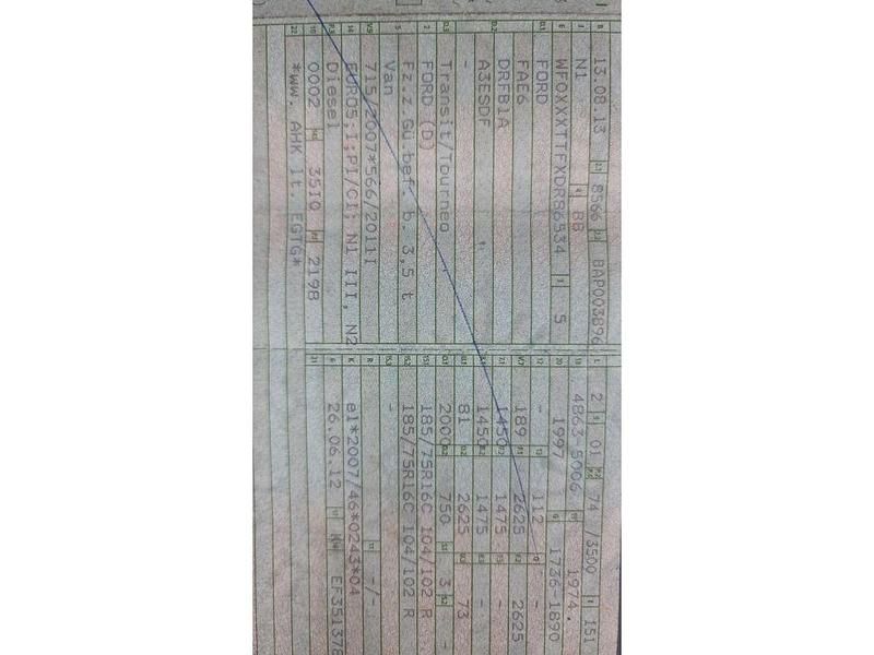 Gebraucht Ford Transit 101 PS (74 kW) 2013 Weiss Pickup