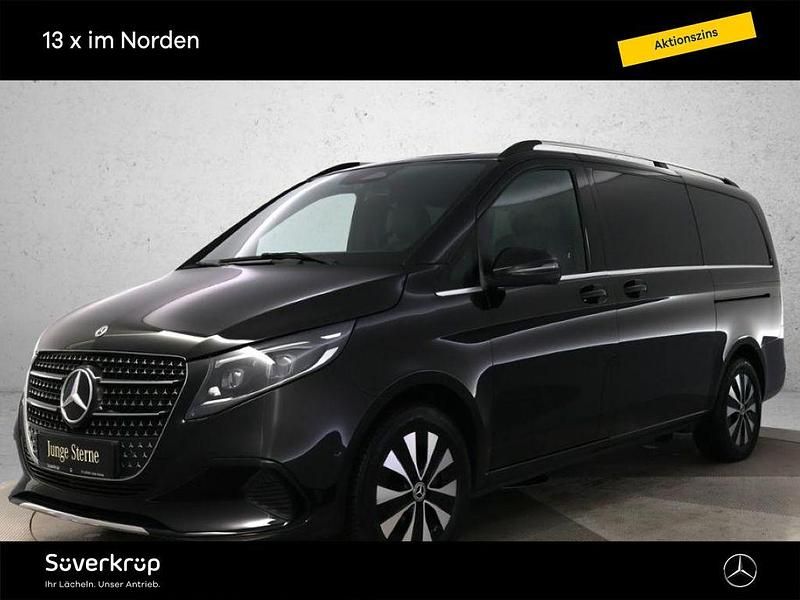Obsidianschwarz metallic Gebraucht 2024 Mercedes V300 Avantgarde Van / Kleinbus | 66.750 € (Superpreis) - Bild 1/4