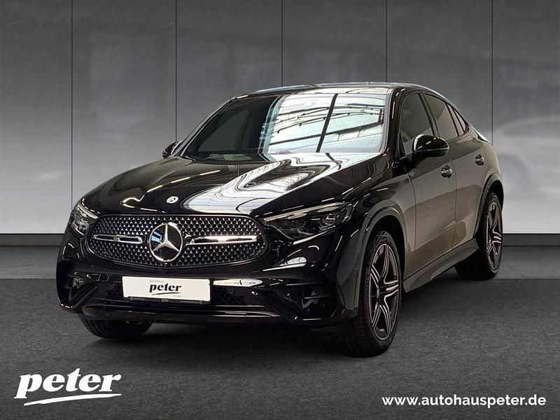 Metalliclack obsidianschwarz Gebraucht 2025 Mercedes GLC300 AMG Coupé | 73.730 € (Teuer) - Bild 1/4