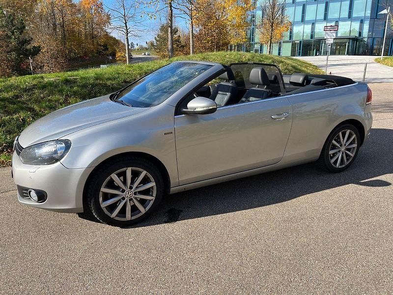 Silber Gebraucht 2015 VW Golf Cabriolet LOUNGE Cabrio | 8.300 € (Superpreis) - Bild 1/4