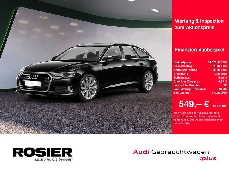 Schwarz / mythosschwarz Gebraucht 2020 Audi A6 Sport Kombi | 34.880 € (Superpreis) - Bild 1/4