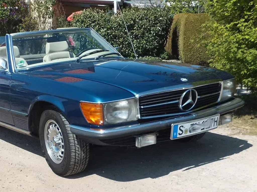 Gebraucht Mercedes SL450 224 PS (164 kW) 1973 Blau Cabrio