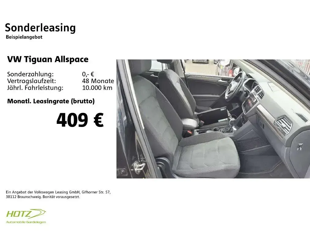 Gebraucht VW Tiguan Allspace Elegance 190 PS (139 kW) 2022 Deep black perleffekt SUV