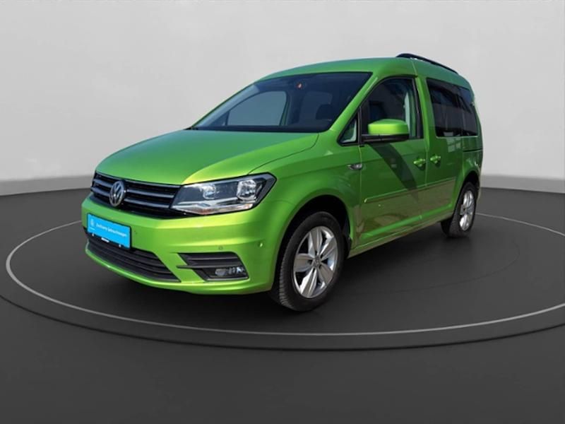 Gebraucht VW Caddy Comfortline 125 PS (91 kW) 2018 Grün Van / Kleinbus