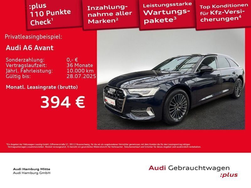 Firmamentblau metallic Gebraucht 2024 Audi A6 Advanced Kombi | 46.350 € - Bild 1/3