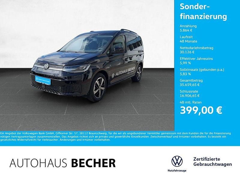 Gebraucht VW Caddy Life 114 PS (83 kW) 2024 Schwarz Van / Kleinbus