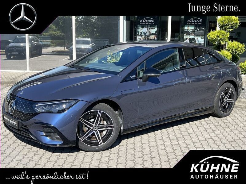 Blau, Gebraucht 2024 Mercedes EQE300 AMG Limousine | 47.990 € (Guter Preis) - Bild 1/4