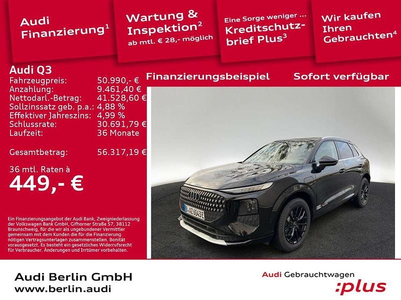 Mythosschwarz metallic Gebraucht 2025 Audi Q3 Ambiente SUV | 50.990 € - Bild 1/3
