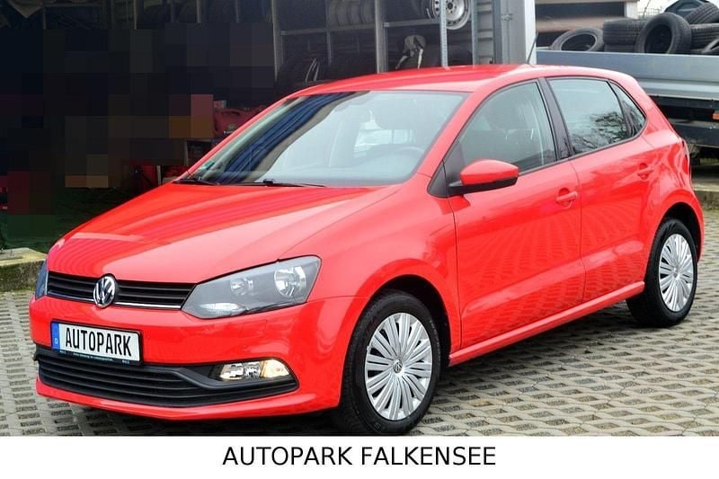 Gebraucht VW Polo Trendline 75 PS (55 kW) 2017 Rot Kleinwagen